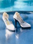 JAMIEshow - JAMIEshow - White Lattice High Heel Shoe
